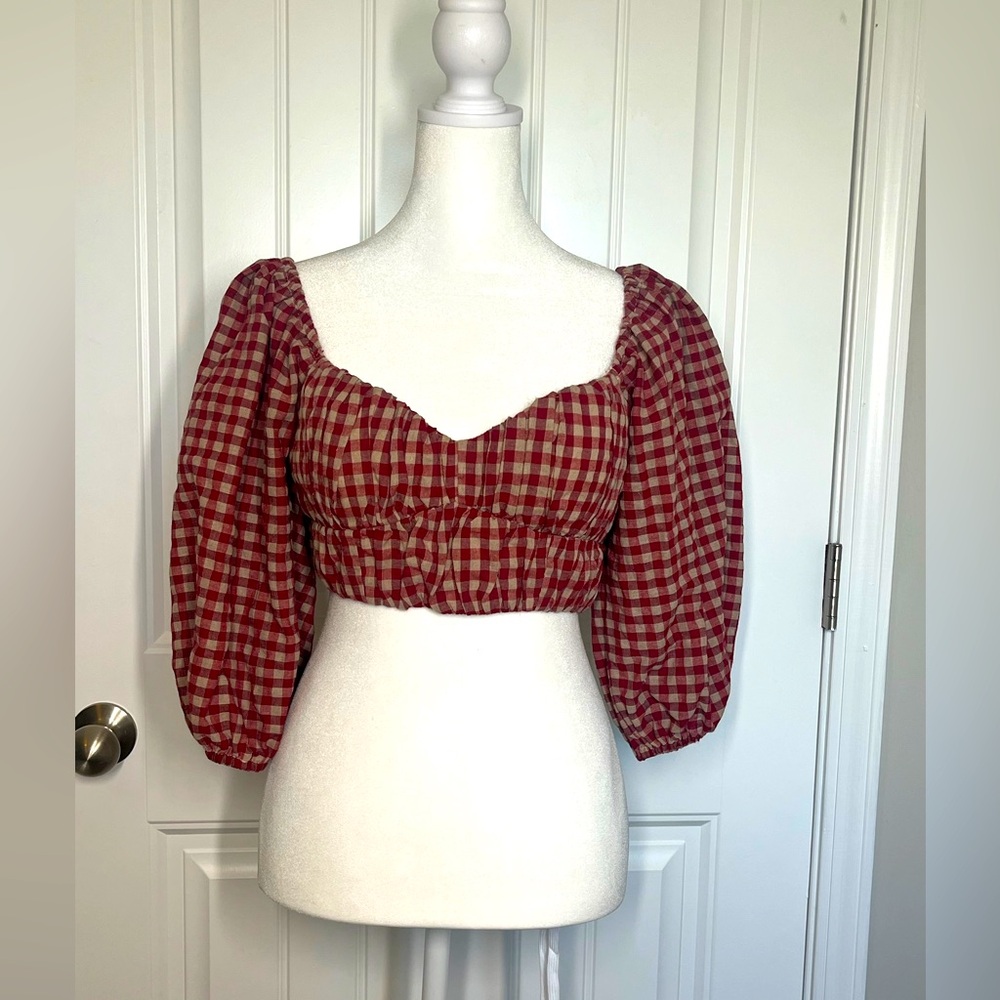 Olivaceous crop top, size S, CB124